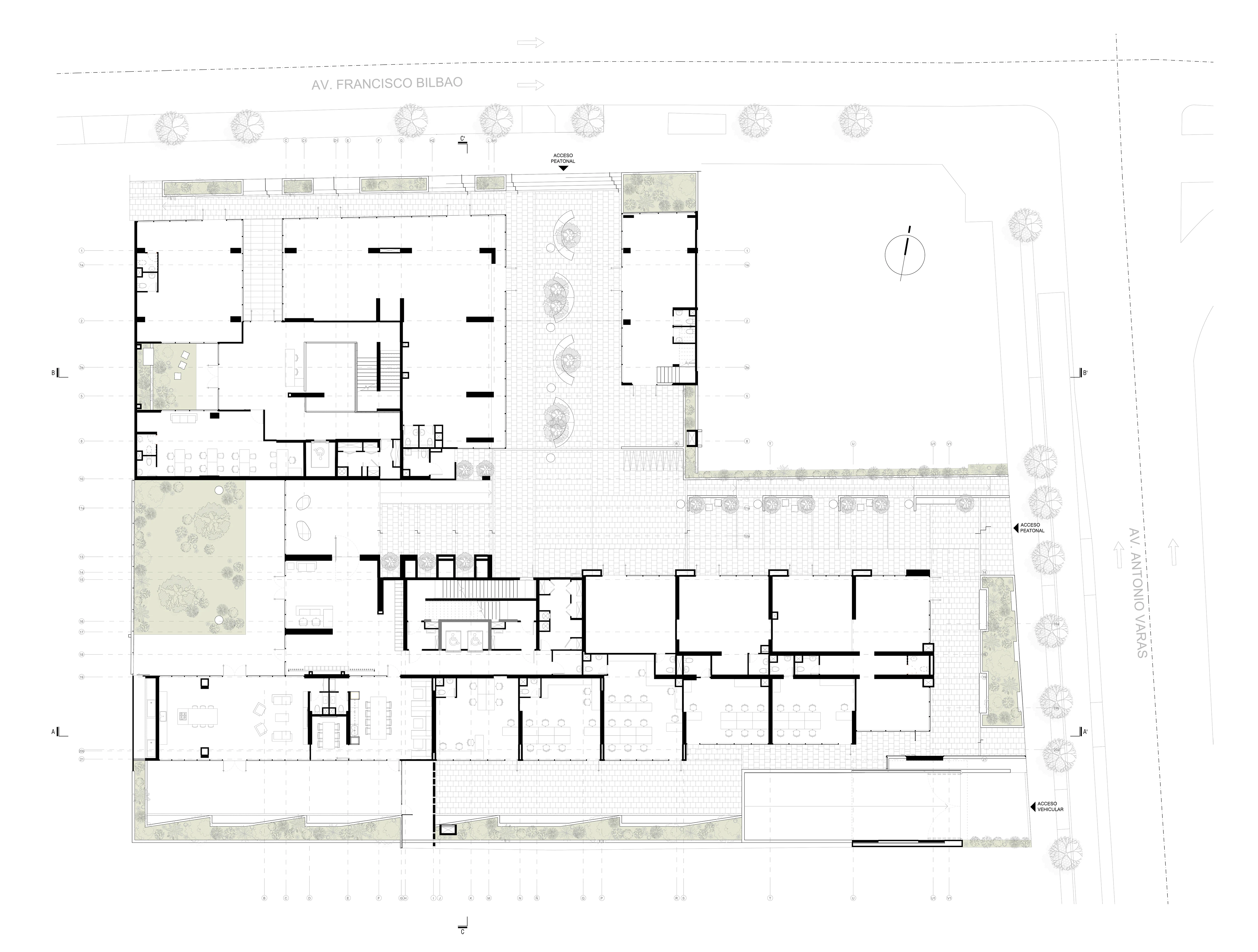 Planimetría de Edificio Antonio Varas