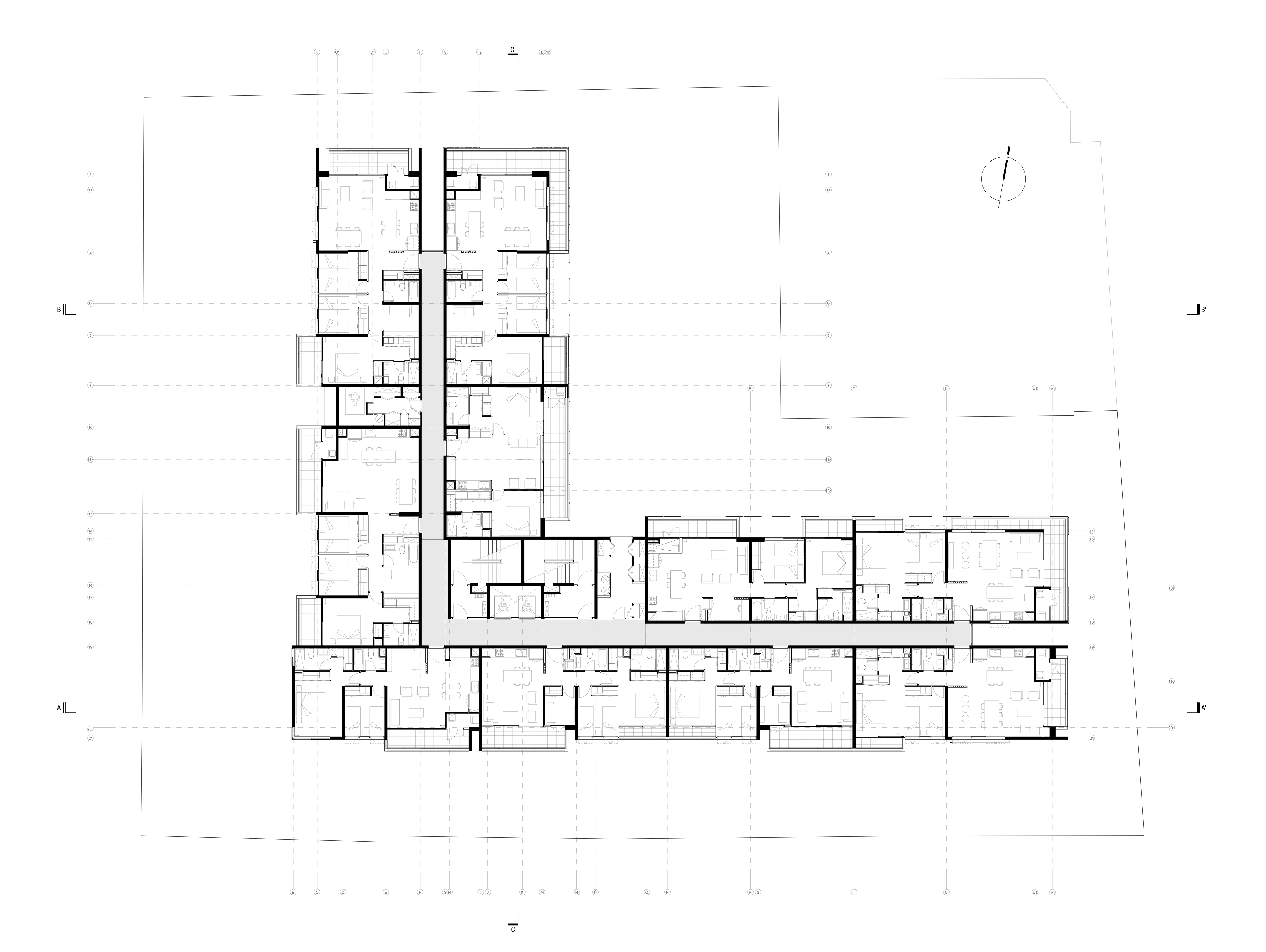 Planimetría de Edificio Antonio Varas