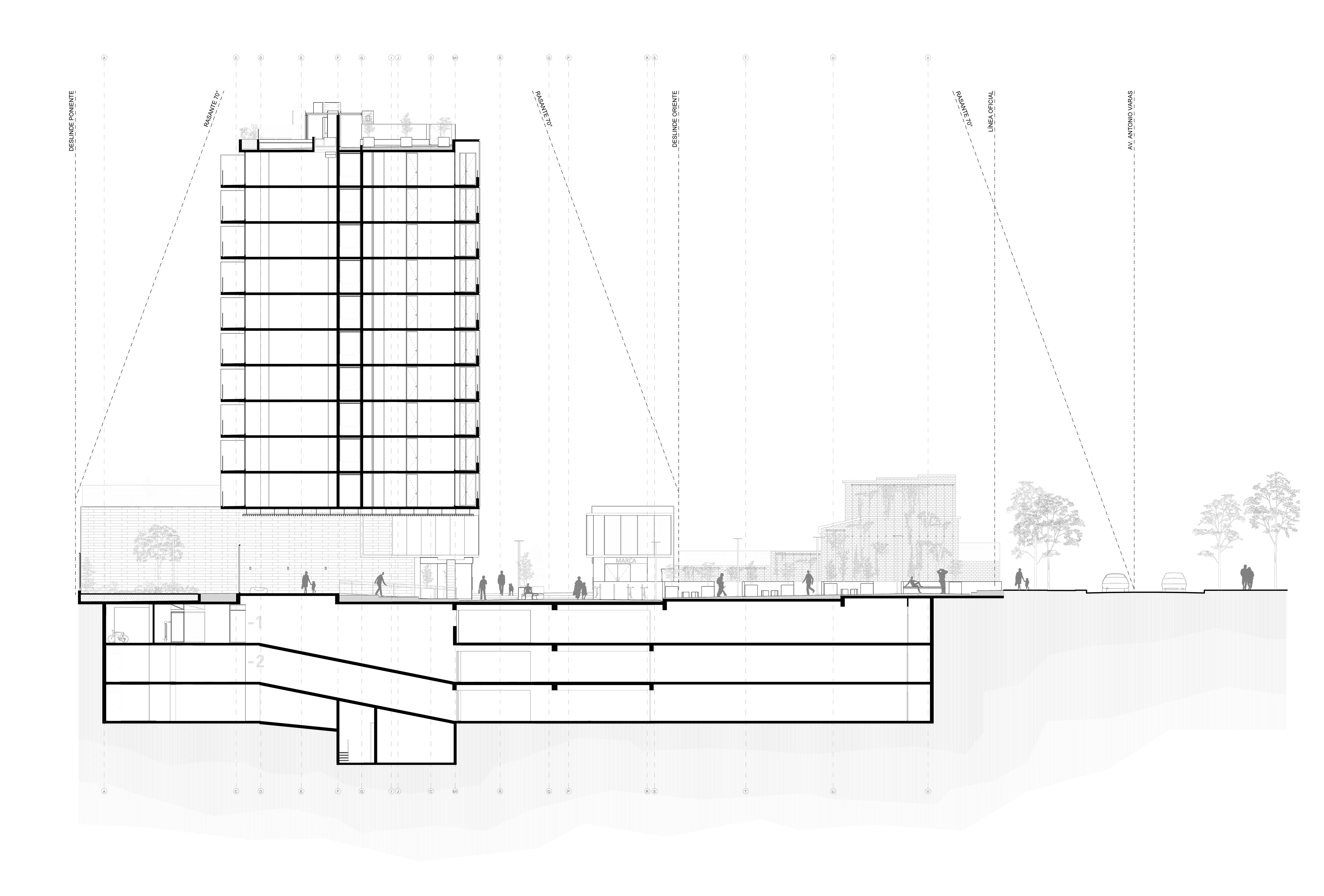 Planimetría de Edificio Antonio Varas