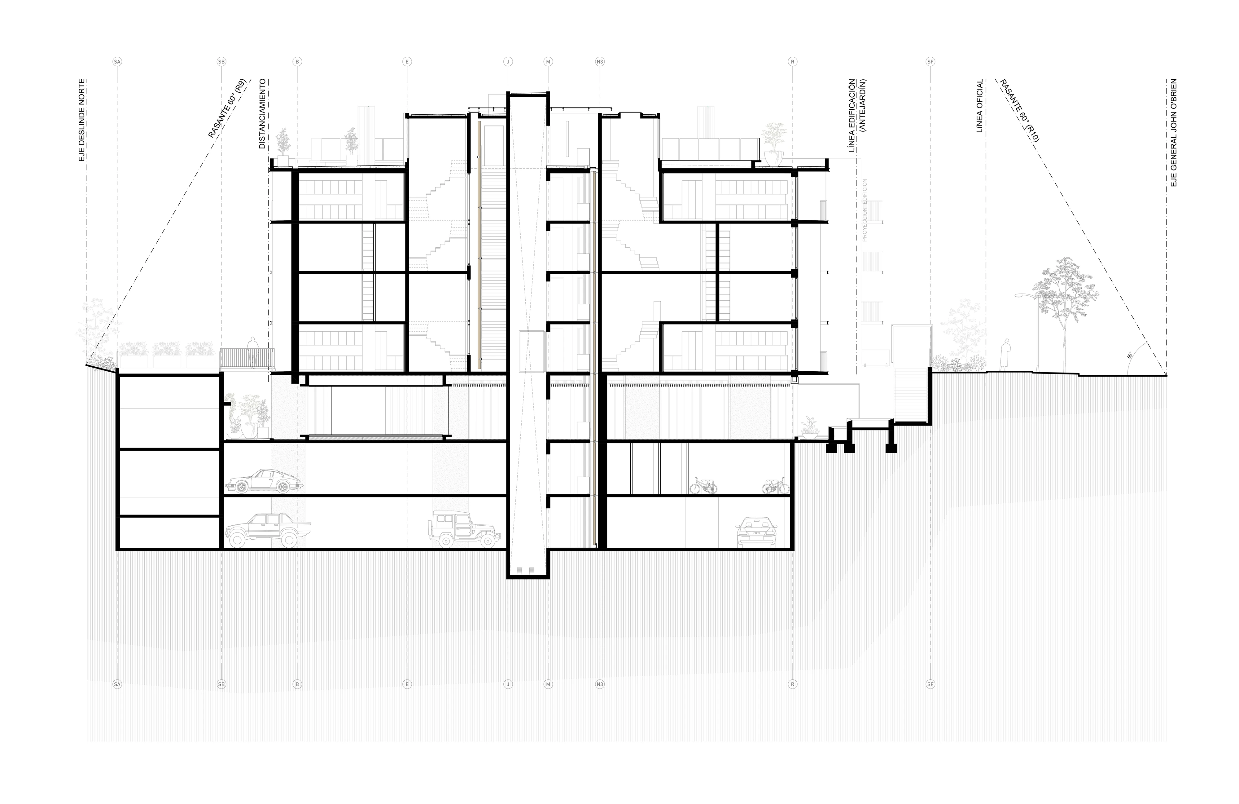 Planimetría de Edificio Francisco de Aguirre